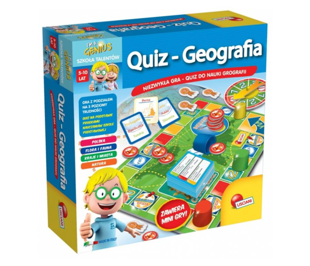 Lisciani Giochi Mały Geniusz Quiz Geografia - 472434 - zdjęcie 2